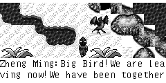 Zheng Ming：Big Bird!We are leaving now!We have been together for three years!After we leave, you must take care of yourself! Magic Bird：Chirp……