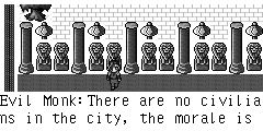 Evil Monk：There are no civilians in the city, the morale is low,and we have already failed! Lord Chen Youliang：Where are your warriors? Evil Monk：Three unexplained persons killed all of them!