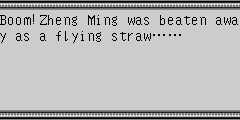 Boom!Zheng Ming was beaten away as a flying straw……