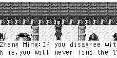 Zheng Ming：If you disagree with me,you will never find the Treasure! National Archmage：You are so clever!Ok!Take him with us,set him free!