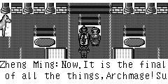 Zheng Ming：Now.It is the final of all the things,Archmage!Surrender or be destroyed! National Archmage：Surrender?The world is mine!Nobody else can get it!Include you! Zheng Ming：You are crazy!You are only the Archmage......