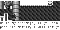 He is my archmage. If you can pass his matrix, I will let you go! Zheng Ming：Dear Jenny. Are you scared? Jenny：I will be your rock! Zheng Ming：Come on! You will be regretful!