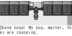 Zheng head：My god, master, they are chaseing. Yan master：I am going to meet Chen Youang, who known as the third strongest person of the world. You two mustn't come out without my order. Zheng Ming：Ok, master.
