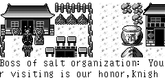 Boss of salt organization：Your visiting is our honor,Knight Zheng. Sorry we have not met you in time. Beg for your forgiveness. Zheng Ming：What's going on? Boss of salt organization：Knight Zheng, come in, please.