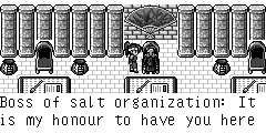 Boss of salt organization：It is my honour to have you here, Knight Zheng. How can I let you be a drudge! If you won't diske my faction, what about serve as the head of Green Wood House? Zheng Ming：Ah.. This is too sudden, I must think about it. Boss of salt organization：OK, it doesn't matter. You can think as long as you ke. How about ve here for the moment, Knight Zheng? Zheng Ming：Sorry to trouble you.