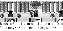 Boss of salt organization：Don't laughed at me, Knight Zheng. This group ... Zheng Ming：If you have things to do, please go ahead. Boss of salt organization：Then please wait for a moment. I'll be back soon.