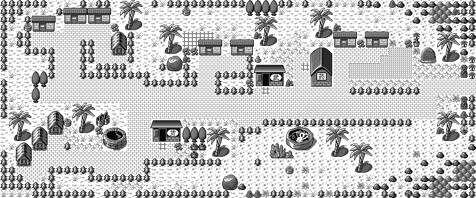 MAP_022 [华山 · 玉泉院前庭] 全图